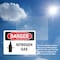 Signmission Nitrogen Gas Danger Sign, Vinyl Decal, 10in W x 7in L, 2PK OS-2PACK-DS-D-710-L-2461 - alternate 6